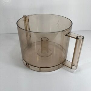 Cuisinart DLC-7 Super Pro Food Processor Work Bowl Replacement Part Amber